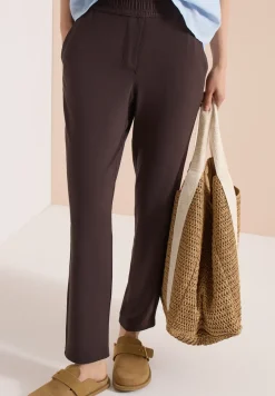 Mid Waist Slim Legs broek in casual fit