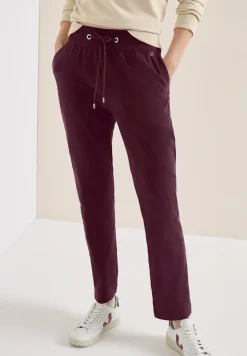 Mid Waist Slim Legs broek in casual fit