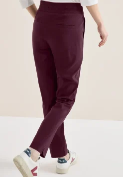 Mid Waist Slim Legs broek in casual fit