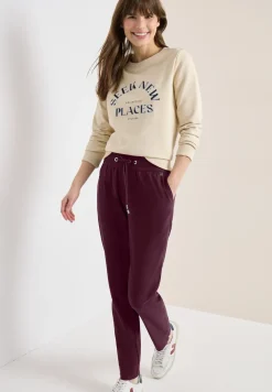 Mid Waist Slim Legs broek in casual fit