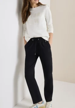 Mid Waist Slim Legs broek in casual fit