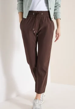 Mid Waist Slim Legs broek in casual fit