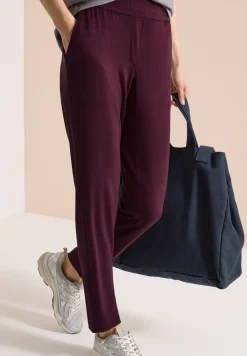 Mid Waist Slim Legs broek in casual fit
