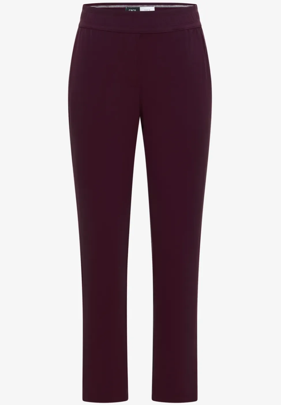 Mid Waist Slim Legs broek in casual fit
