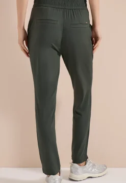 Mid Waist Slim Legs broek in casual fit