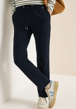 Mid Waist Slim Legs broek in casual fit