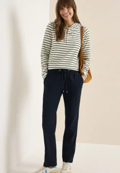 Mid Waist Slim Legs broek in casual fit