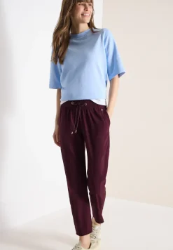 Mid Waist Slim Legs broek in casual fit