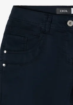 Mid Waist Slim Legs broek in casual fit