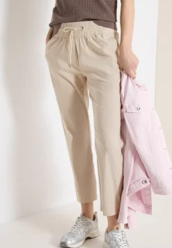 Mid Waist Slim Legs broek in casual fit