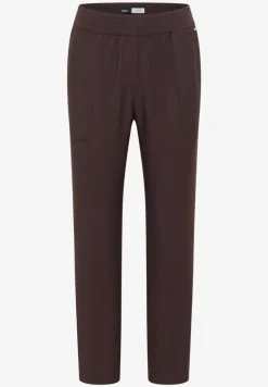 Mid Waist Slim Legs broek in Loose Fit
