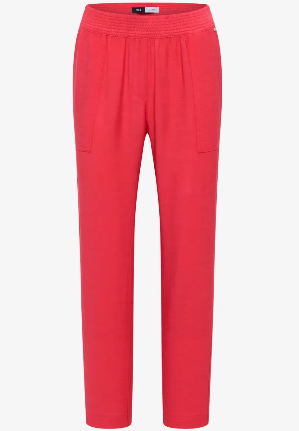 Mid Waist Slim Legs broek in Loose Fit