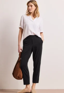 Mid Waist Slim Legs broek in Loose Fit