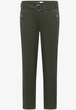 Mid Waist Slim Legs broek in Loose Fit