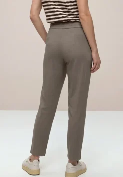 Mid Waist Slim Legs broek in Loose Fit