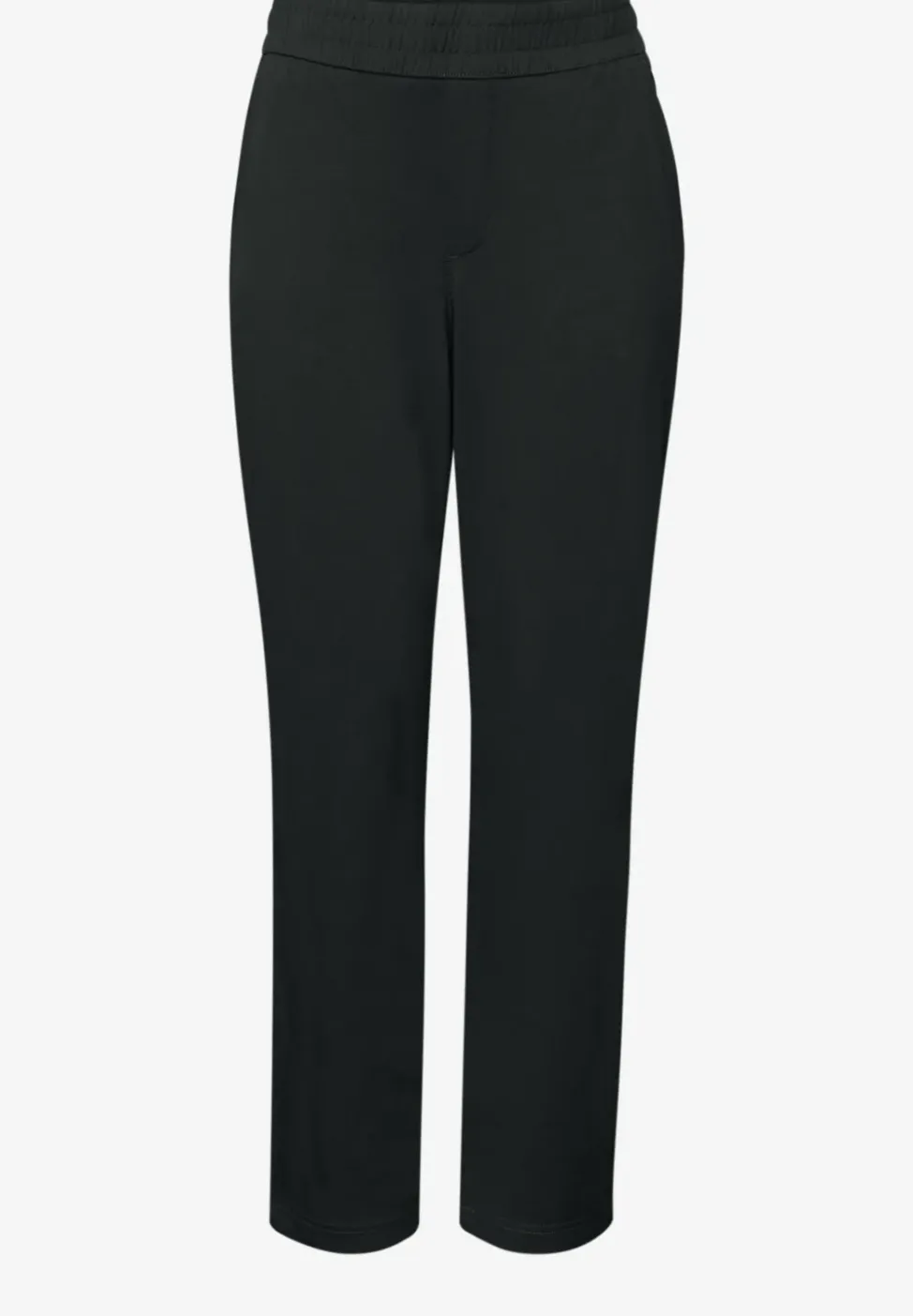 Mid Waist Slim Legs broek in Loose Fit
