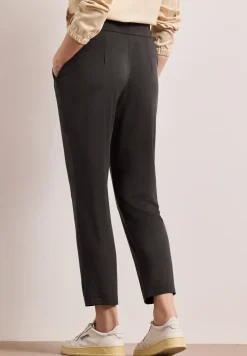 Mid Waist Slim Legs broek in Loose Fit