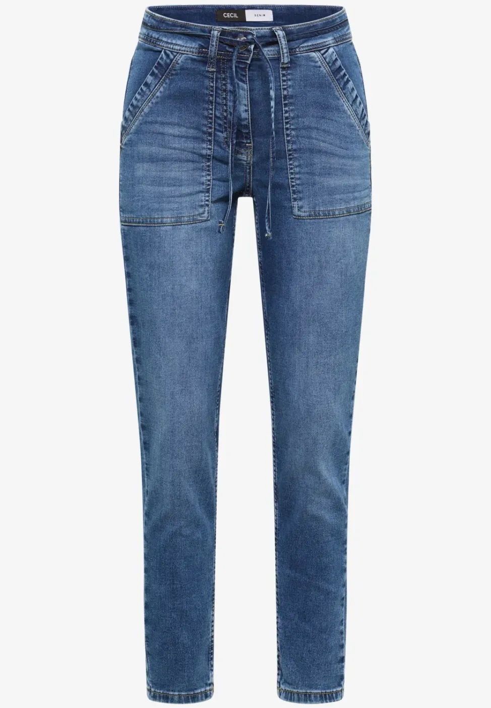 Mid Waist Slim Legs jeans in casual fit