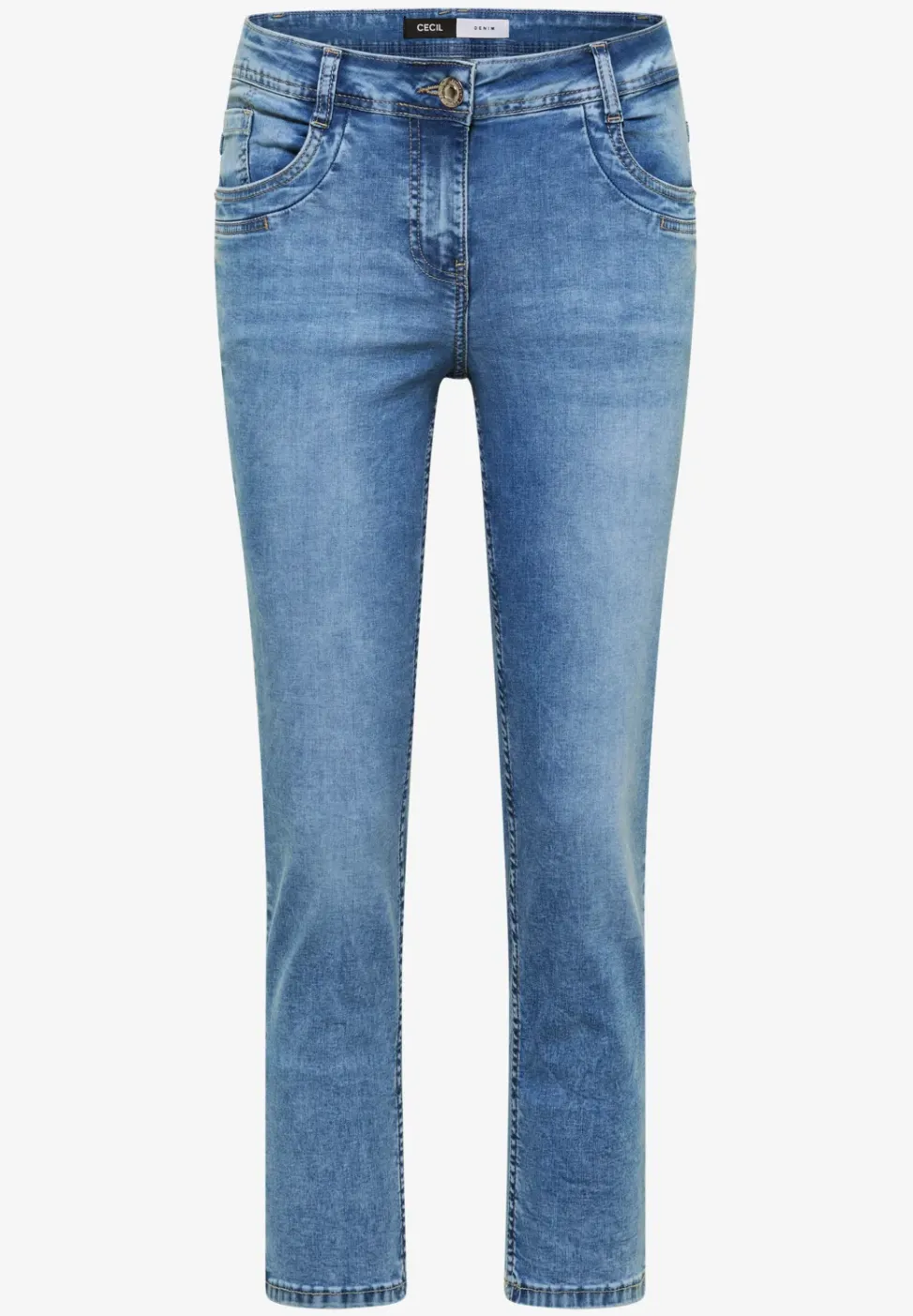 Mid Waist Slim Legs jeans in casual fit