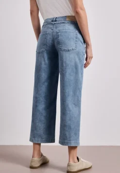 Mid Waist Wide Legs jeans in Loose Fit