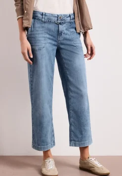 Mid Waist Wide Legs jeans in Loose Fit