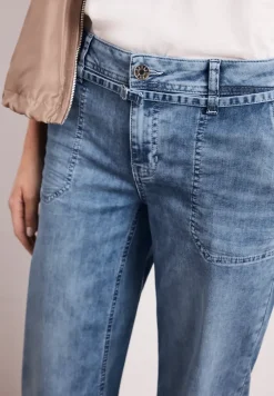 Mid Waist Wide Legs jeans in Loose Fit