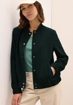 Mini ribfluwelen blouson