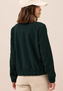 Mini ribfluwelen blouson