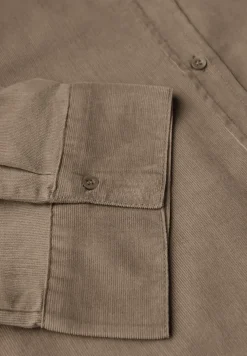 Mini corduroy overhemd blouse