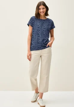 Minimal print blouse shirt