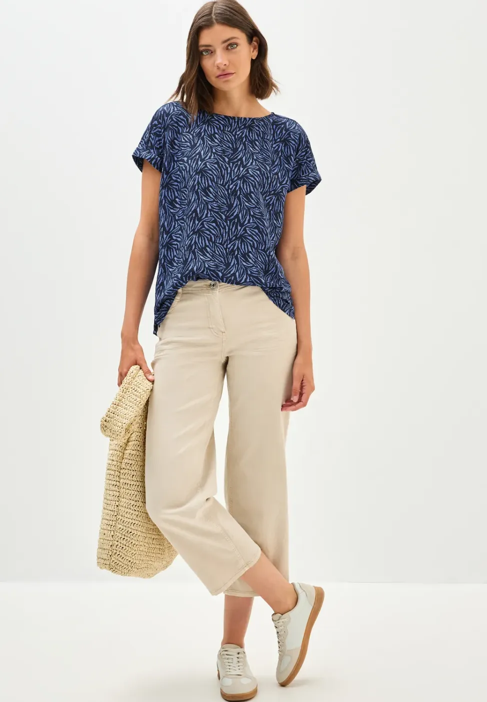 Minimal print blouse shirt