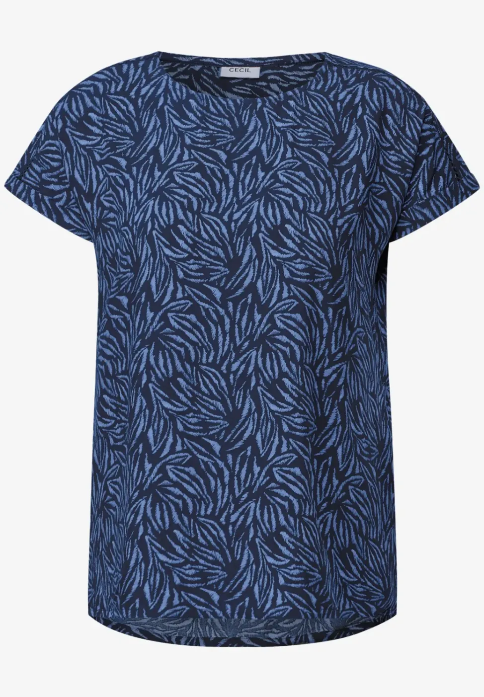 Minimal print blouse shirt