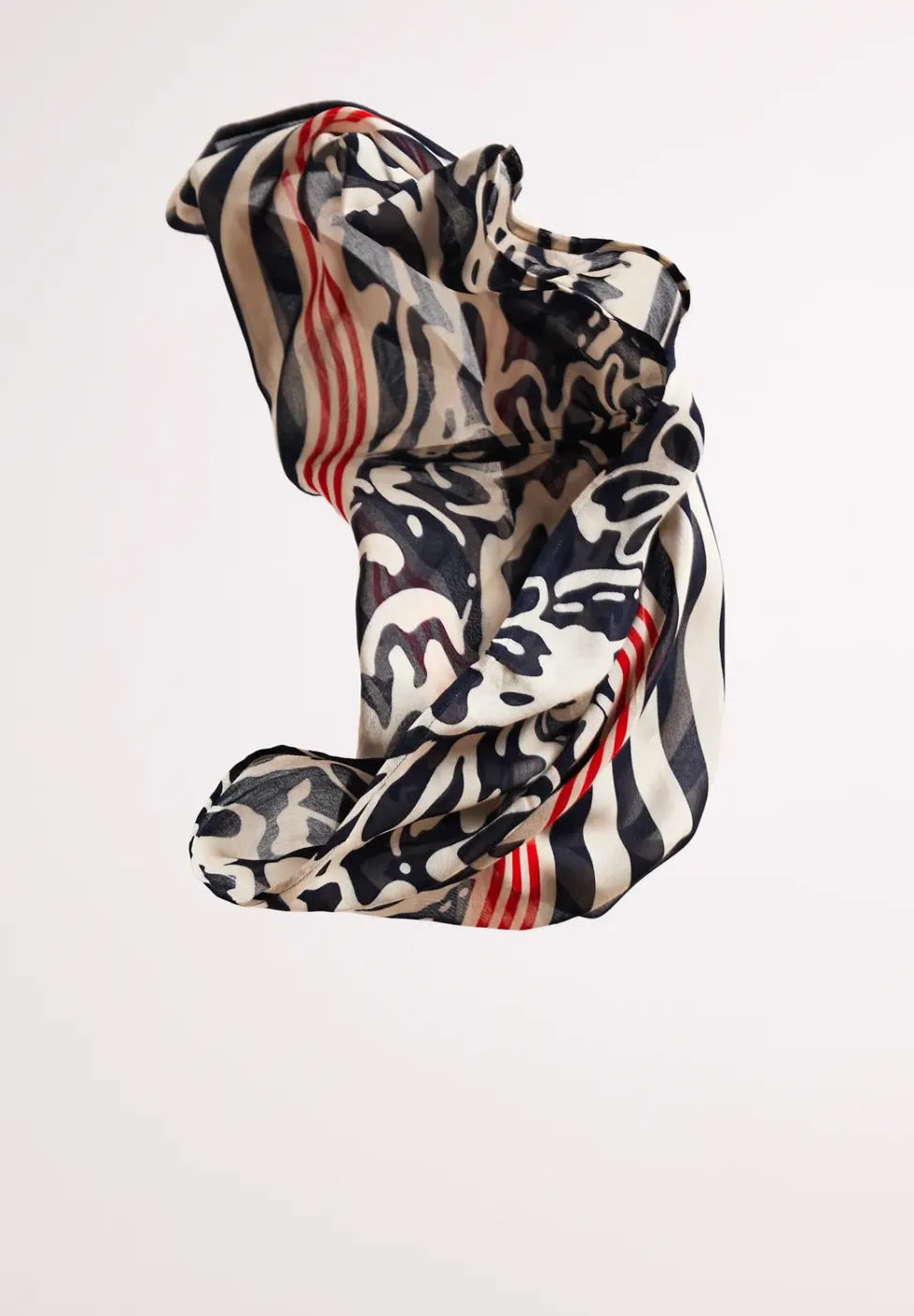 Modal lussjaal met print