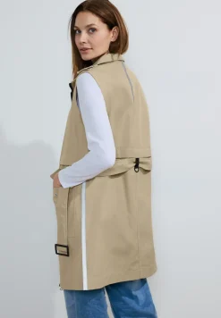 Moderne trench-bodywarmer