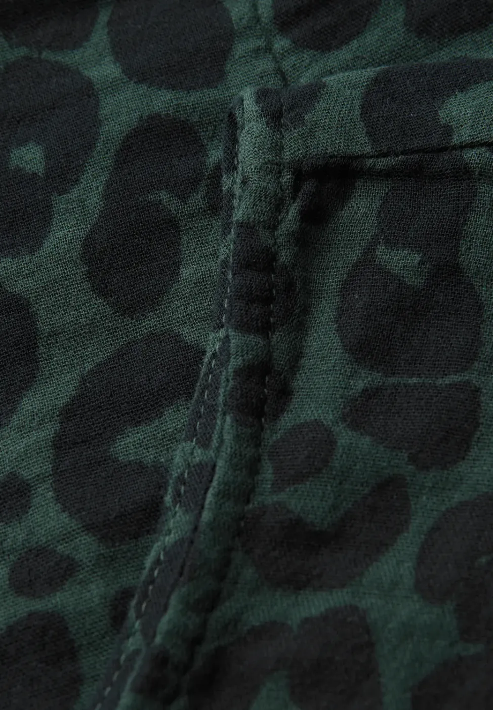 Mousseline blouse top met print