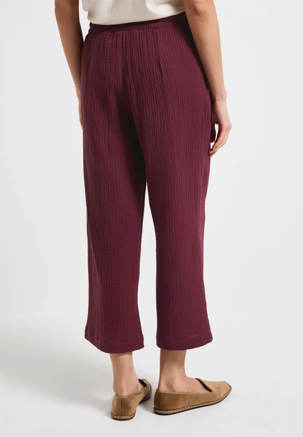 Mousseline broek Wide Legs