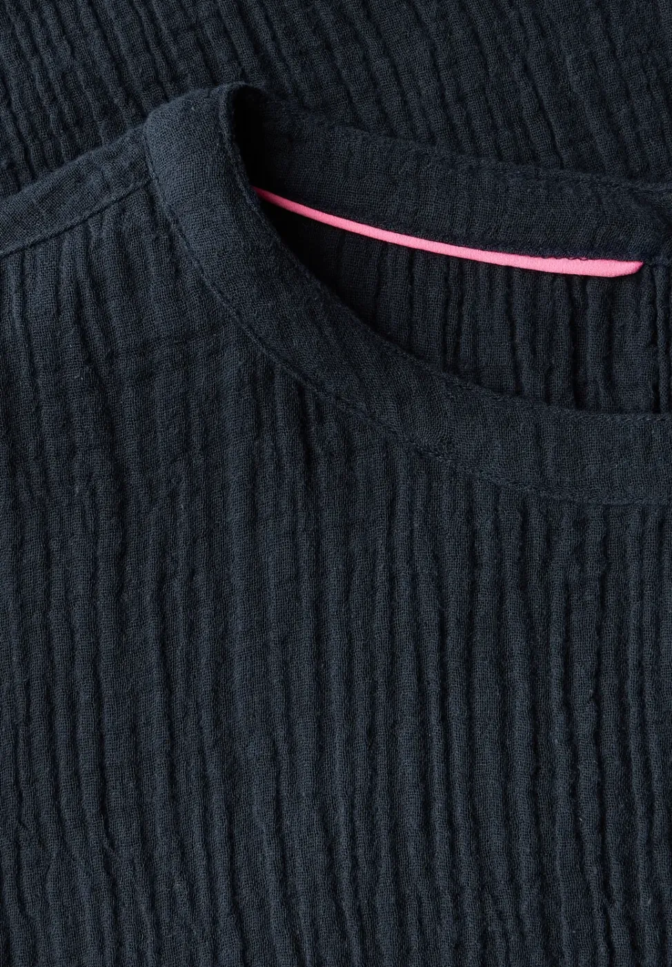 Mousseline jurk in effen kleur
