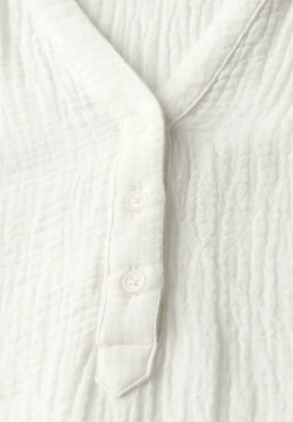 Mousseline blouse met korte mouwen