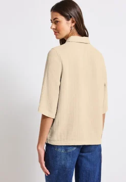 Mousseline overhemd blouse