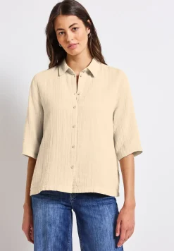 Mousseline overhemd blouse