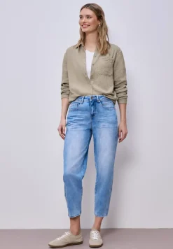 Mousseline overhemd blouse