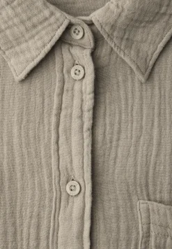 Mousseline overhemd blouse