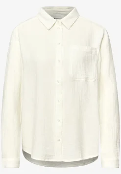 Mousseline overhemd blouse