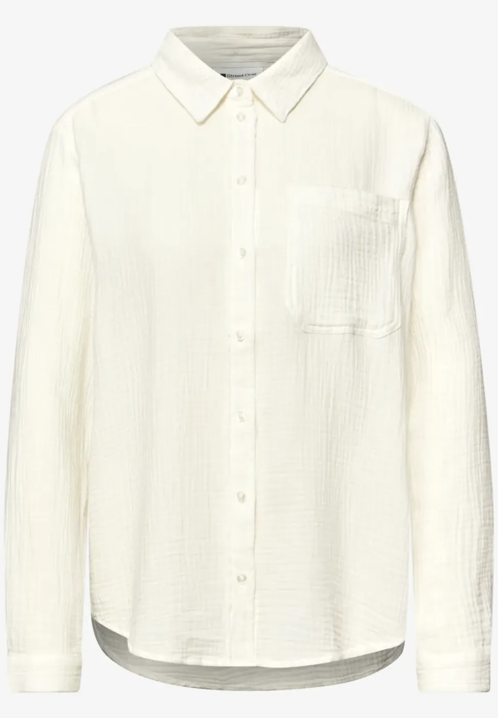 Mousseline overhemd blouse
