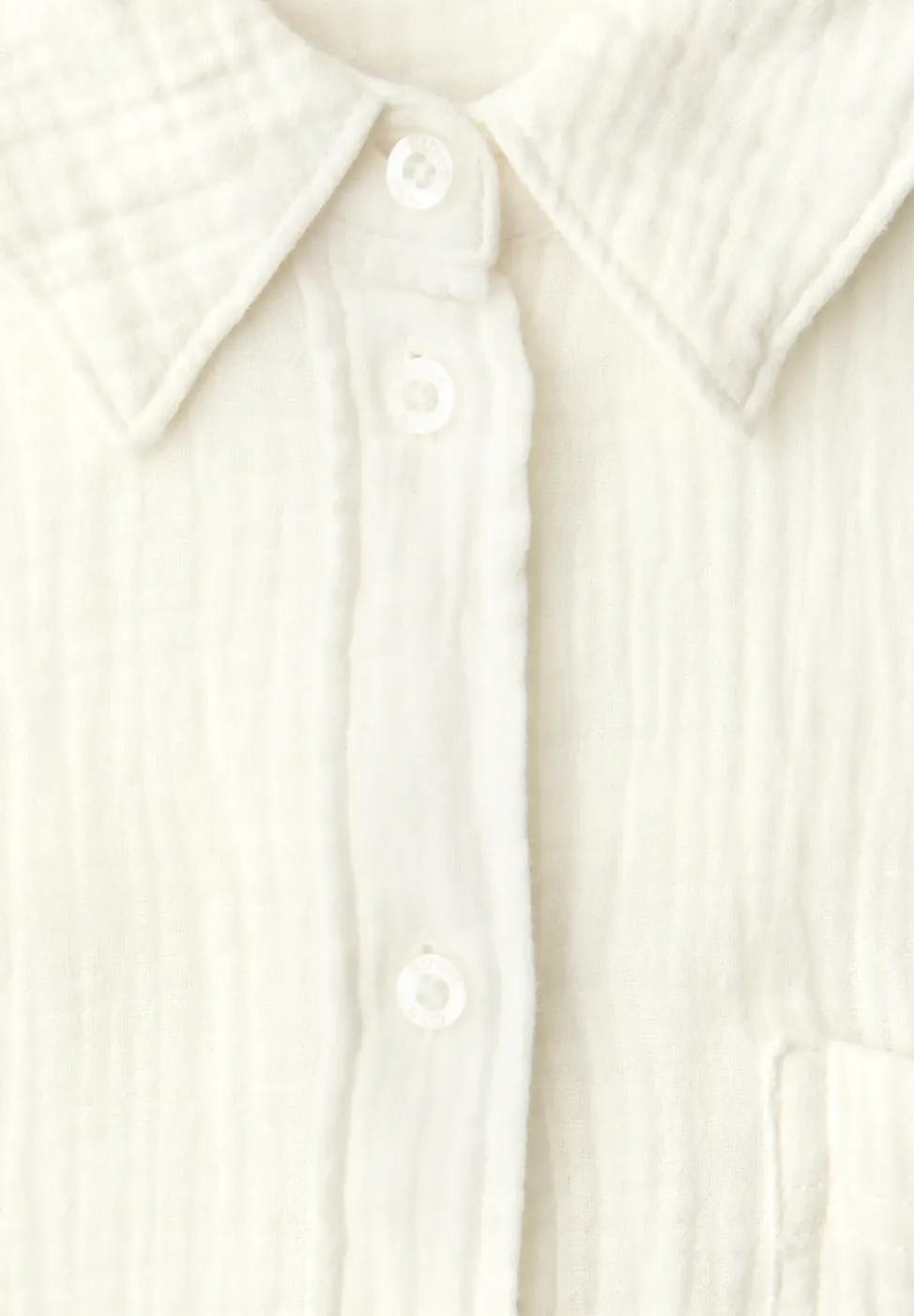 Mousseline overhemd blouse