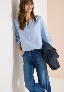 3/4 mouw blouse met borduursel