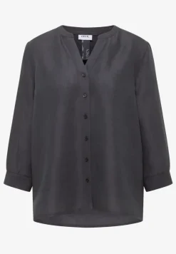 3/4 mouw blouse van linnenmix