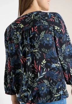 3/4-mouwen blouse met bloemenpatroon