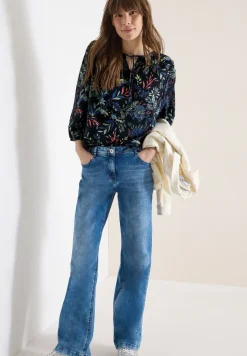 3/4-mouwen blouse met bloemenpatroon