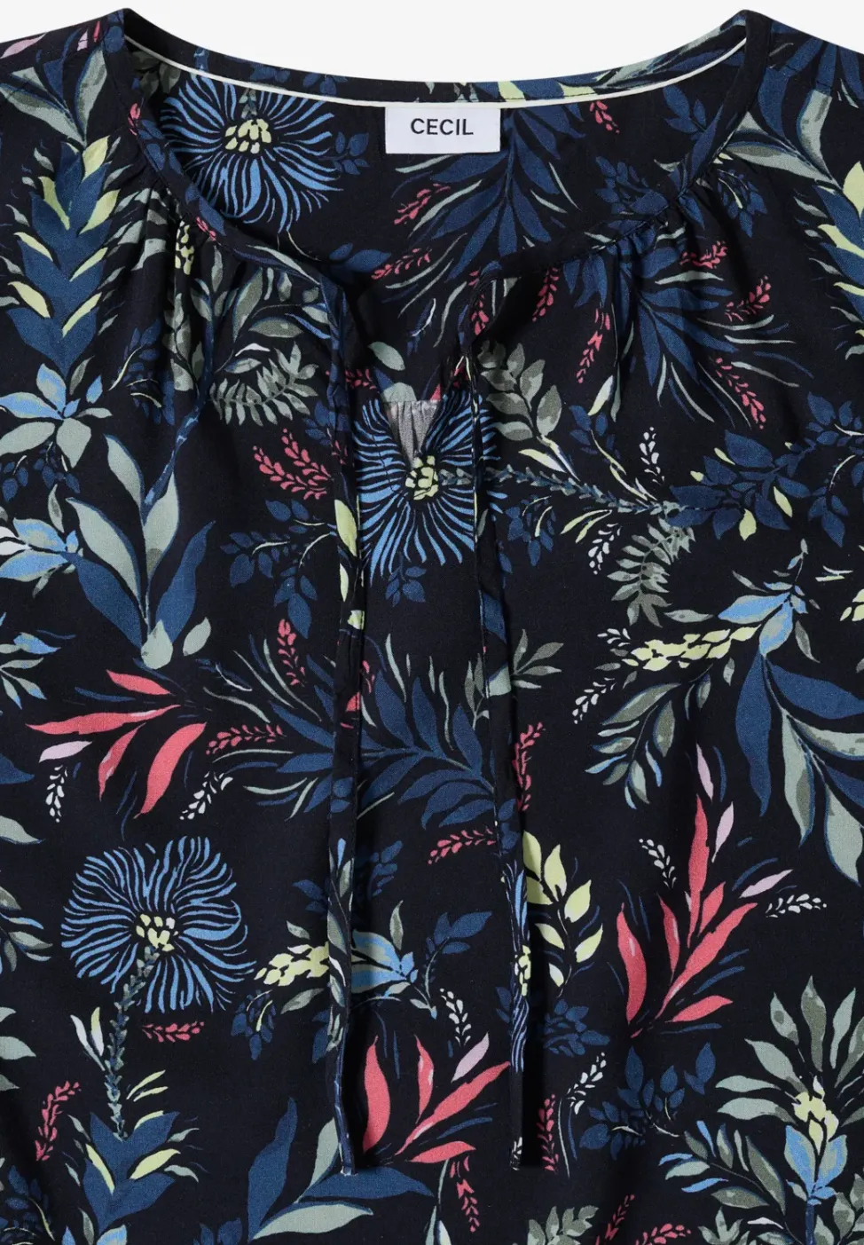3/4-mouwen blouse met bloemenpatroon